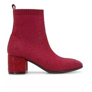 Kenneth Cole Reaction Rida stretch jewel rhinestone 6.5  red